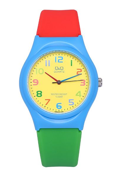 Q&Q Colorful Sports Model Waterproof Children's Wristwatch with Numbers