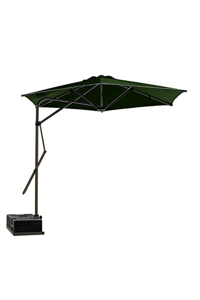 ODS SAHRA 250/6 Yandan Gövdeli Bahçe Şemsiyesi - Koyu Yeşil