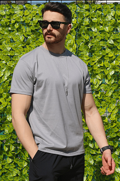 EydaMoon Men's Regular Cut Single Jersey Fabric 100% Cotton Short Sleeve Crew...
