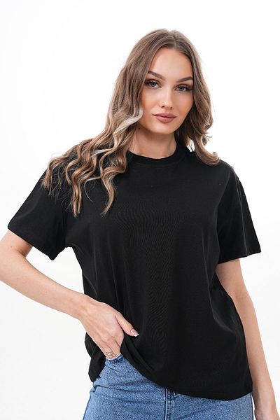 ŞİMAL Women's Round Neck Combed Cotton T-Shirt 250078   -