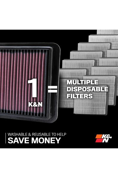 K&N Jetta 1.4 Tsi 125 Hp Kn Air Filter 33-3004
