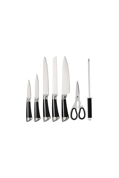 Zilan Zilan 8-piece knife set ZLN1634, Stand included, 3CR13 stainless steel, Dishwasher safe