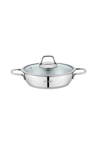 Schafer Held Steel Sahan 20 cm 2 Pieces-Inox (with Cover)