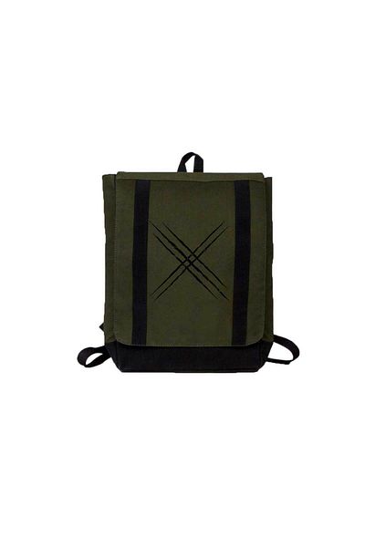 Z zepplin X Men Logo Green Backpack
