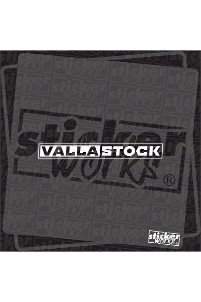 Sticker Works ملصق فالا ستوك أبيض