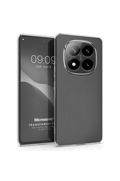Microsonic Xiaomi Redmi Note 14 Pro Plus Kılıf Transparent Soft Şeffaf