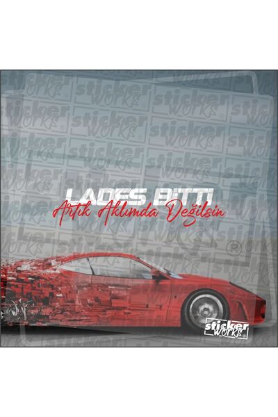 Sticker Works ملصق Lades لم تعد في ذهنك