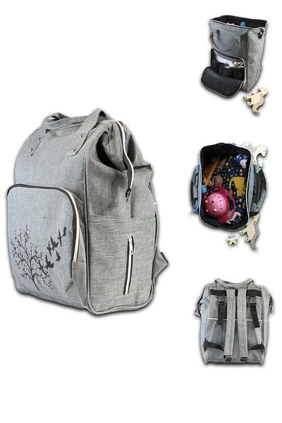 Pikas Mother Baby Care Backpack Liquid Proof Baby Bag