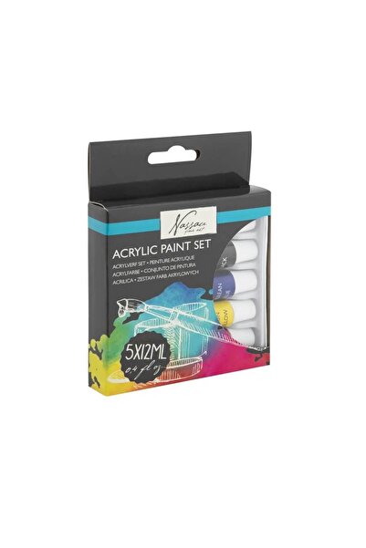 Nassau fine art Set 5 culori acrilice 5x12 ml