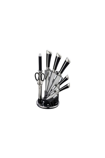 Zilan Zilan 8-piece knife set ZLN1634, Stand included, 3CR13 stainless steel, Dishwasher safe