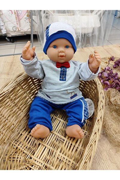 Tomuycuk 3-Piece Baby Boy Suit Sweat Long Sleeve Newborn Baby Suits Outfits Baby Clothing