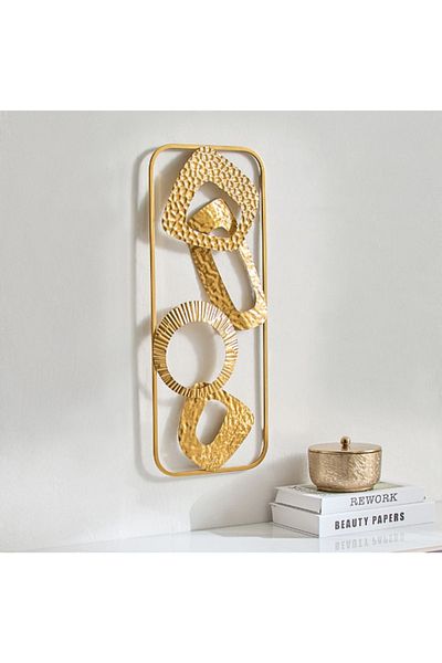 Home Box Percy Capri Metal Chain Wall Decor - 24.8x61x3.2 cm