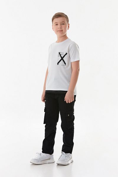 Fulla Moda Μπλουζάκι για αγόρι 100% Cotton X Printed