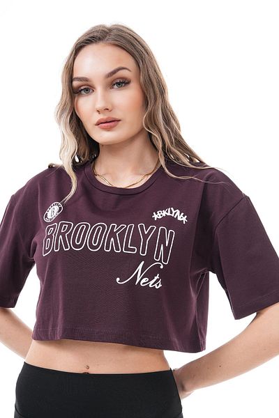 ŞİMAL Women's Printed Crew Neck Casual T-Shirt 250183   -