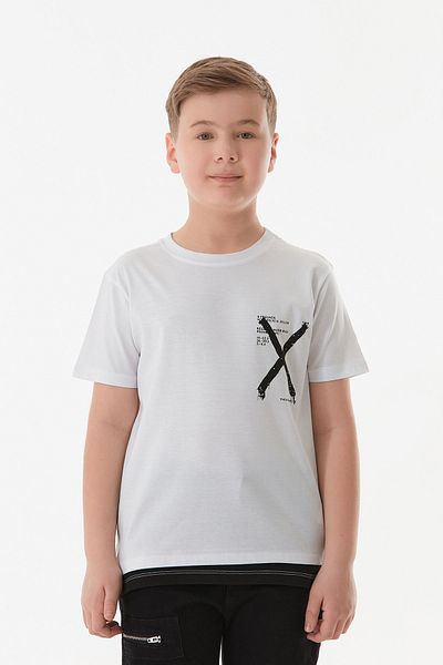Fulla Moda Μπλουζάκι για αγόρι 100% Cotton X Printed