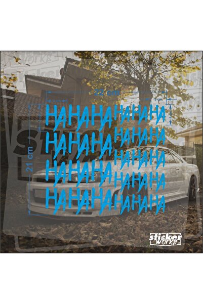 Sticker Works 27 قطعة من ملصقات Hahaha (المحرك، السيارة، الخوذة، الكمبيوتر، ا...