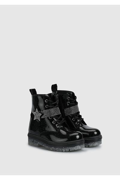 Kiddo Black Girl's Boots