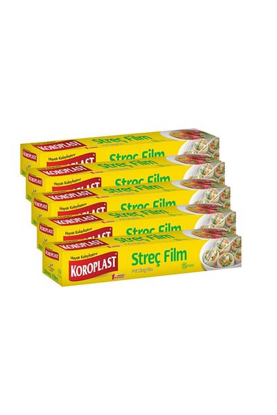 Koroplast Stretch Film 15 Meters - Pack of 5