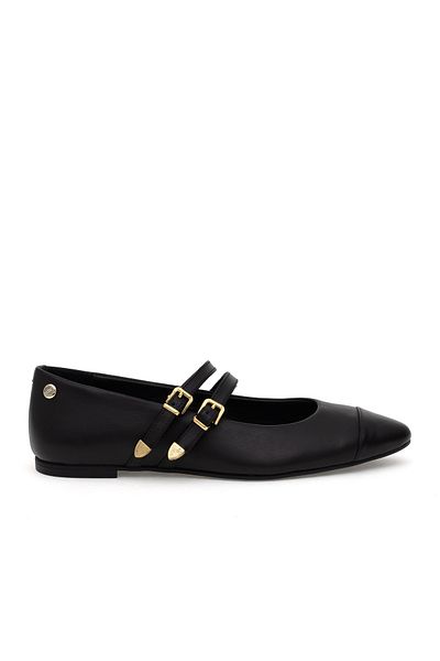 U.S. Polo Assn. باليرينا سوداء للسيدات 50295224 -vr046