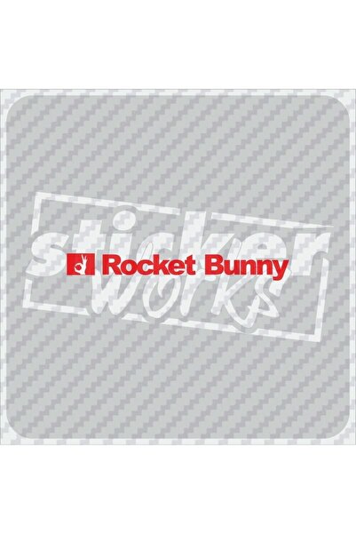Sticker Works ملصق الهولوغرام الأرنب الصاروخي