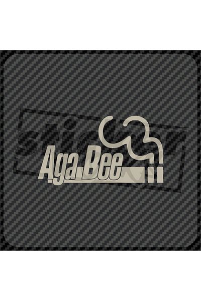 Sticker Works Αυτοκόλλητο Aga Bee ΚΡΕΜΑ
