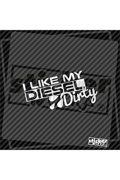Sticker Works أنا أحب ملصق ديزل القذر الخاص بي