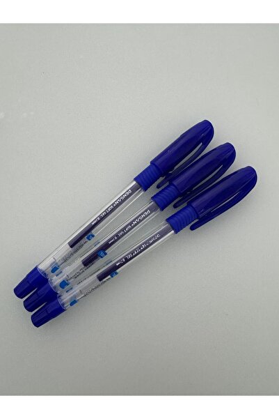 Pensan Tükenmez Kalem Soft Gel 0,7 MM Mavi (3 Adet)