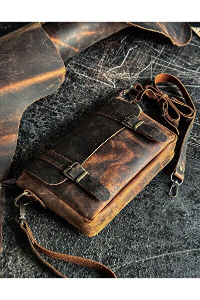 zarif atölye Sauvage оригінальна шкіряна сумка унісекс для рук і плеча