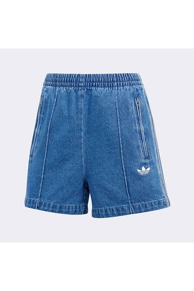 adidas Γυναικείο μπλε τζιν σορτς Adicolor Firebird (JD2562)
