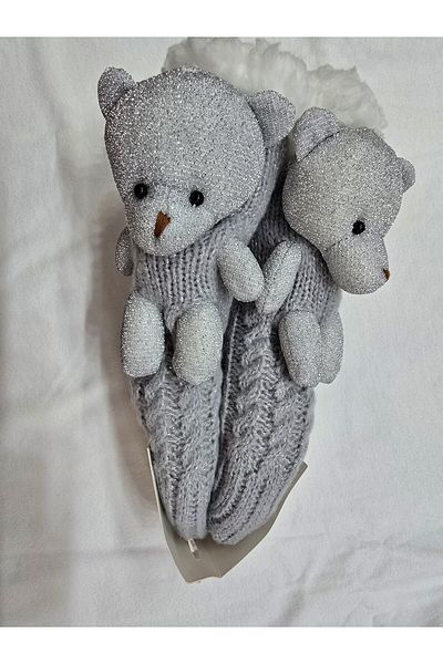 Daymod Child Thermal Socket Slippers with Teddy Bear