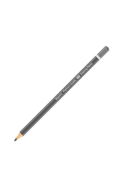 Bigpoint |   Graduated Pencil 6B – for Technical Drawing and Sketching, Hexagonal Body