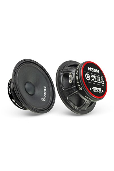 REISS AUDIO Rs-m8dm 20cm Midrange 450watt Max Power 150 Watt Rms Power (2 Adet )