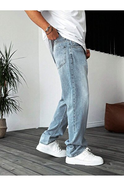 WKM Повсякденні чоловічі баггі джинси з деніму