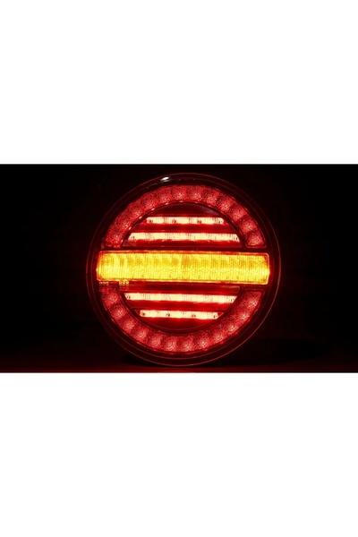 fristom HAMBURGER STOP LAMBASI LEDLİ 12V - 24V 3 FONKSİYON PARK FREN KAYAR SİNYAL 1 METRE