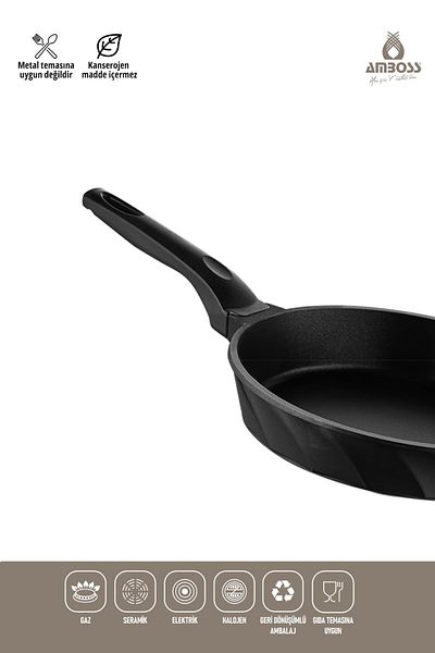 Amboss Vento Cast Titanium Coated 3 Piece Pan Set - Black