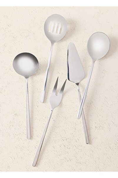 The Mia Silver 5 Piece Giallo Service Set