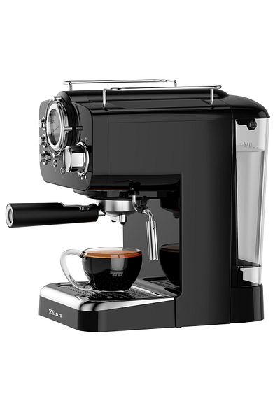 Zilan Home Espressor manual Zilan ZLN2991 Negru,15 Bar, 1.25 l, 1100W, Design Retro