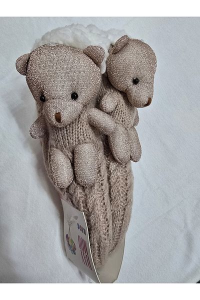 Daymod Child Thermal Socket Slippers with Teddy Bear