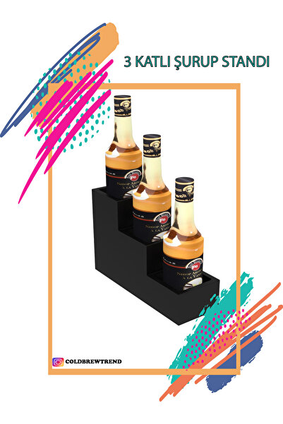 COLD BREW TREND by uğur cadırcı Şurup - Sos Standı 3 Katlı 3 Bölmeli
