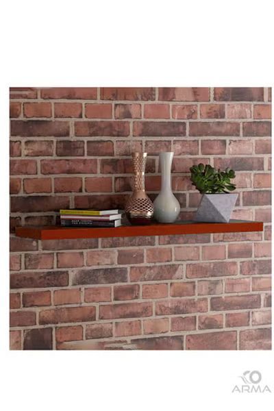co arma Modern Design Rectangular Wooden Wall Mounted Shelf 100*28 cm