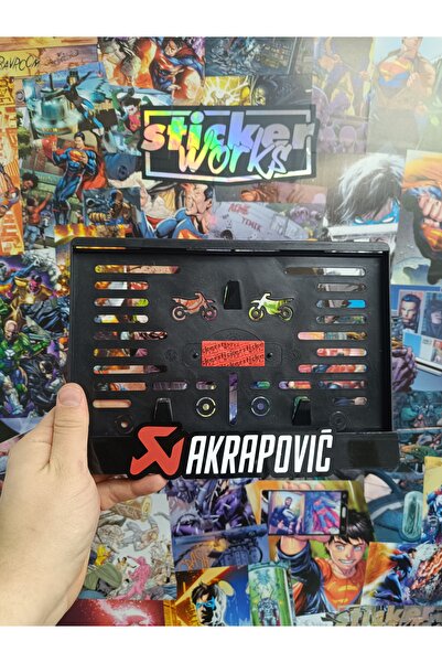Sticker Works Akrapovic Motor Plakalık