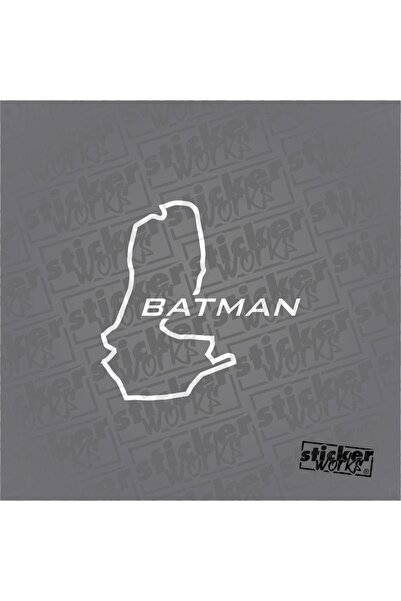 Sticker Works ملصق خريطة باتمان