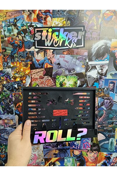 Sticker Works Roll ? Motor Hologram Plakalık