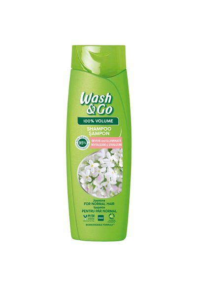 WASH&GO ȘAMPON W&G IASMINĂ, pentru păr normal 360ML