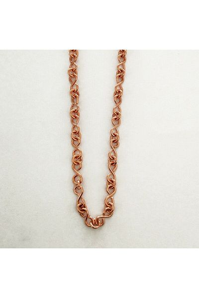 mba handmade jewelry Handmade Pure Copper Chain 80 cm