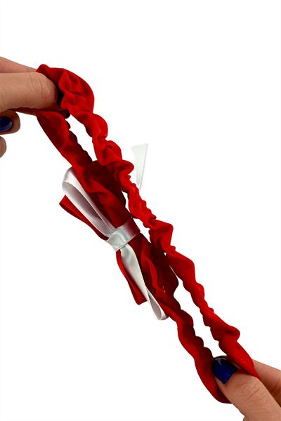 Çlk Accessories رباط شعر مرن بفيونكة من الساتان Trtoka9915