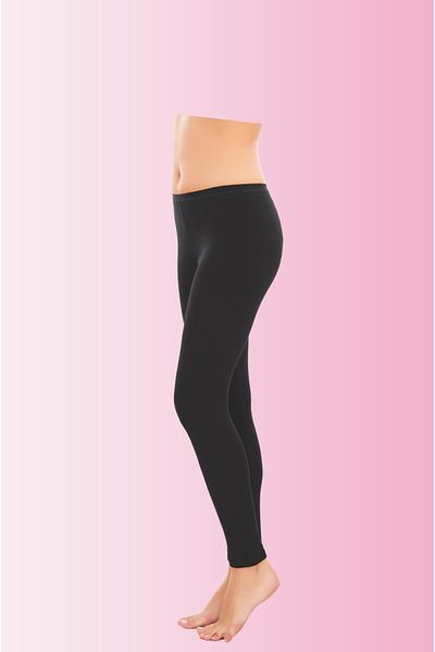 İMER TEKSTİLL Cotton Long Thermal Leggings with Shardon Inside
