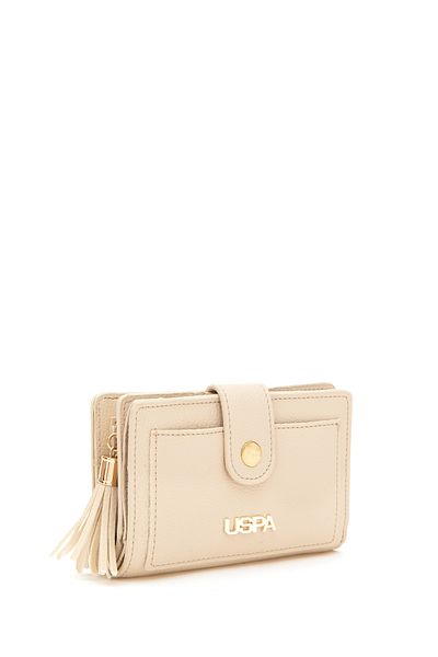 U.S. Polo Assn. Women's Ecru Wallet 50305048 -Vr019