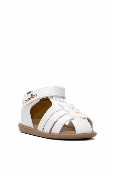 Benetton BN-1251 Baby Boy Sandals White
