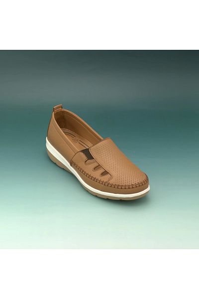 Pepita Z110 Genuine Leather Summer Shoes Tan